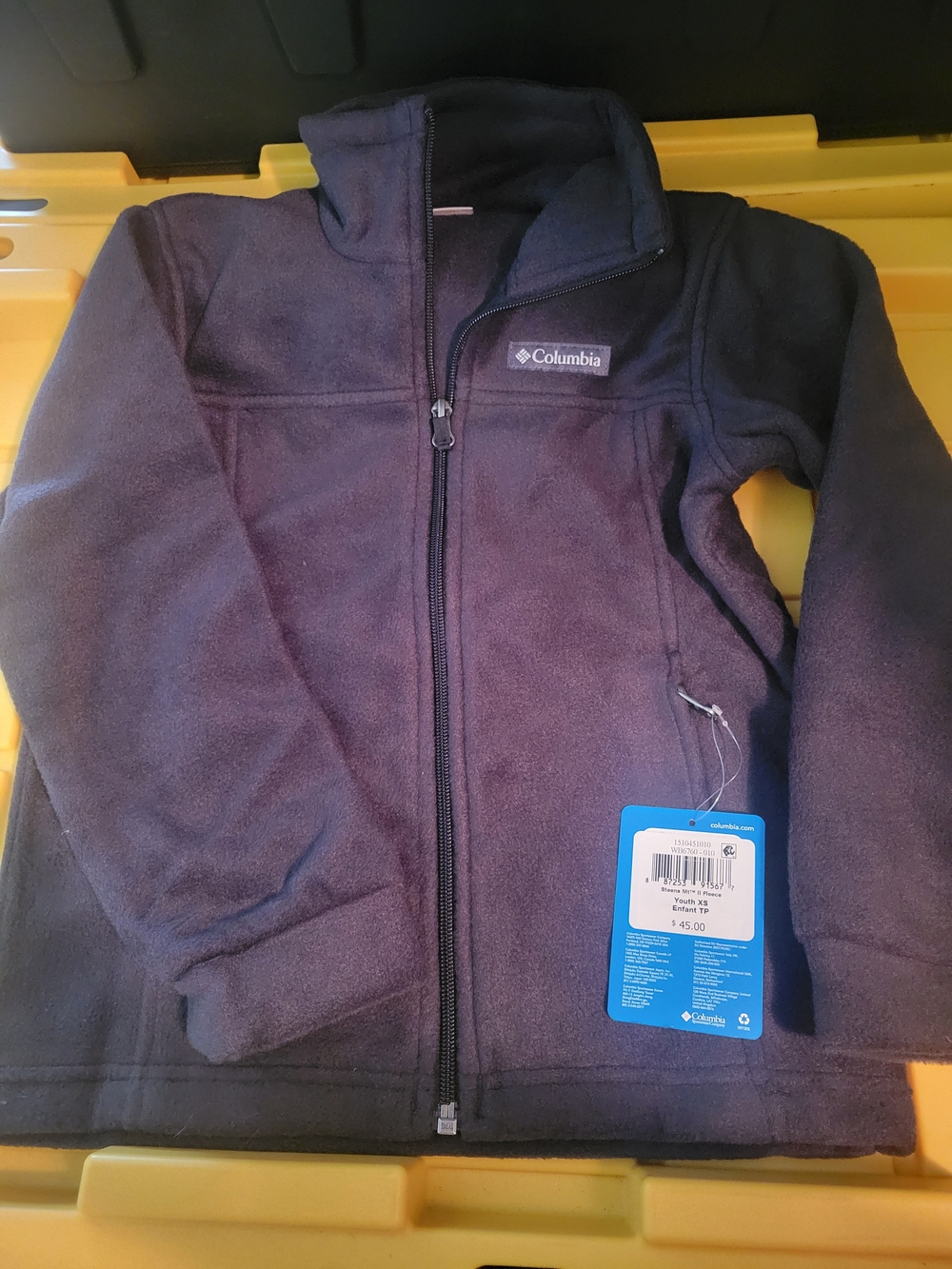Columbia Kids' Full-Zip Fleece Jacket - Dark Purple